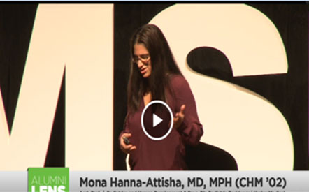 Hurley Pediatrics Program Director Mona Hanna-Attisha MD MPH is a featured TedTalk-style speaker during the 2014 MSU Rx series. Her talk is titled 'What Do You Want To Be When You Grow Up?'