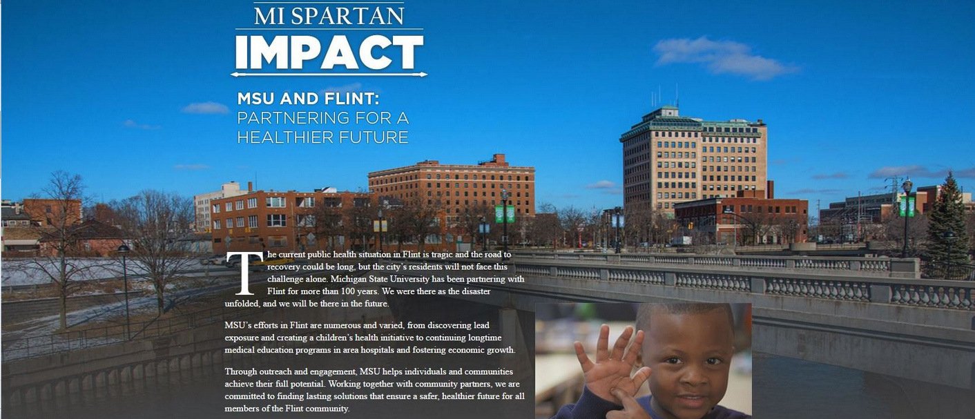 MSU web page focuses on Flint partnerships