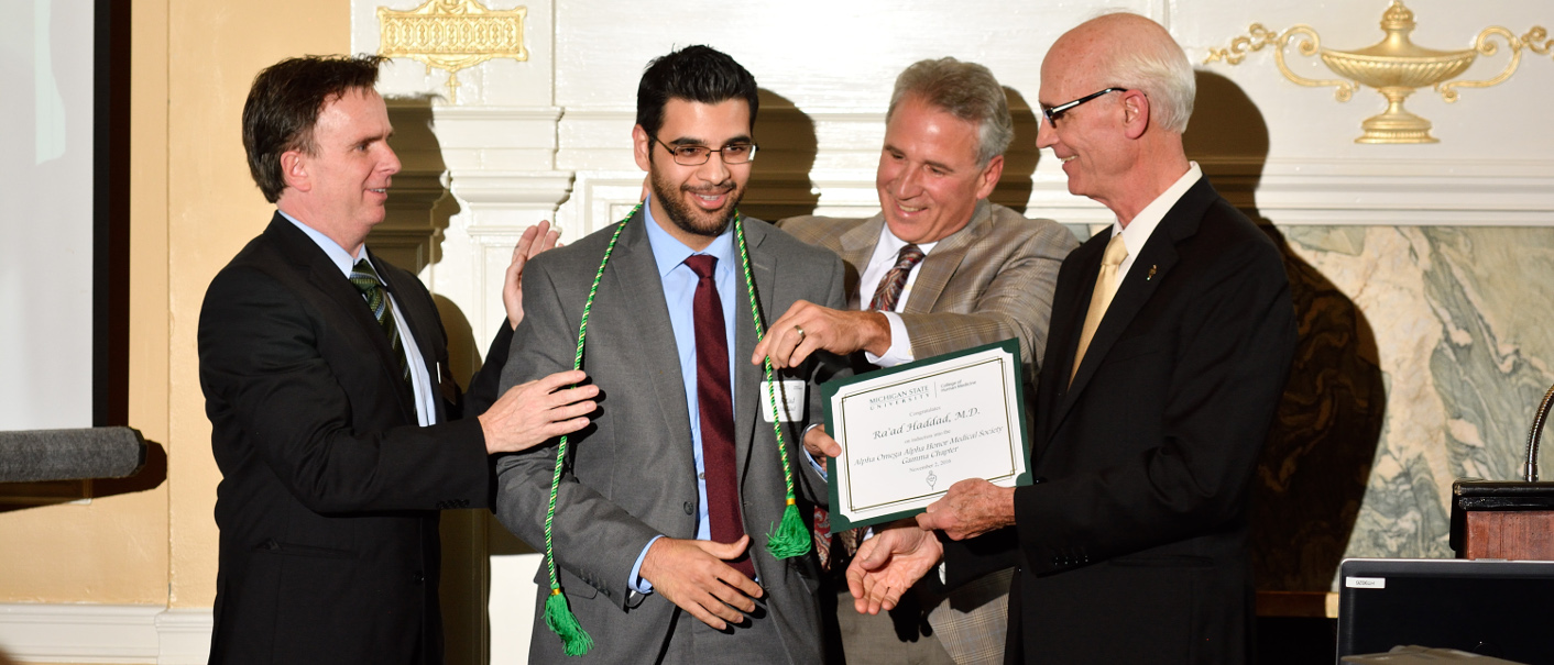 Haddad inducted into national honor society