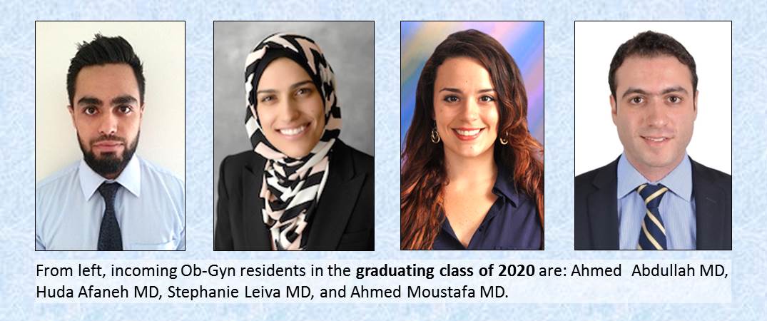 Ob-Gyn residency welcomes 4 interns