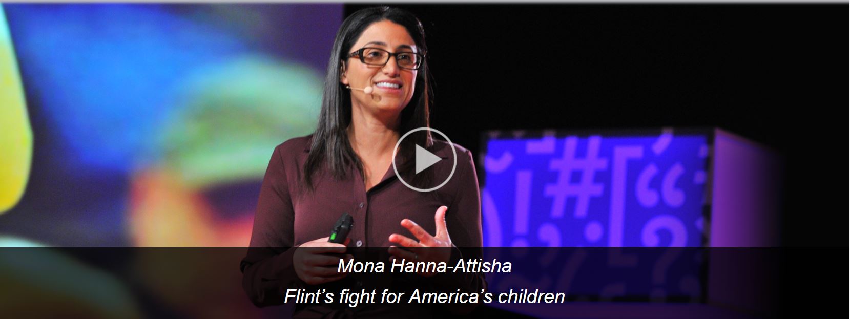 Dr. Hanna's TedMed talk now open