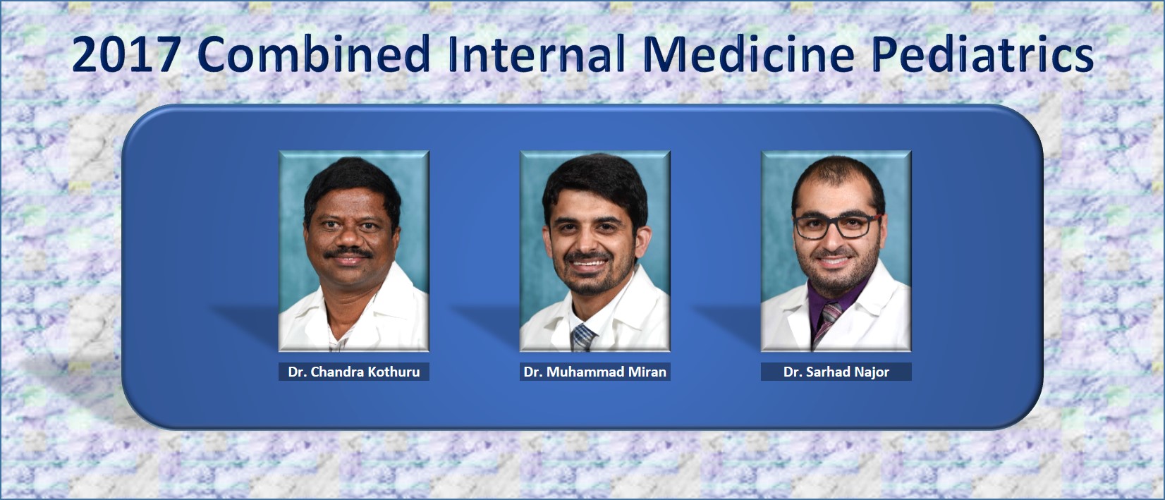 Welcome to 3 new Med-Peds residents