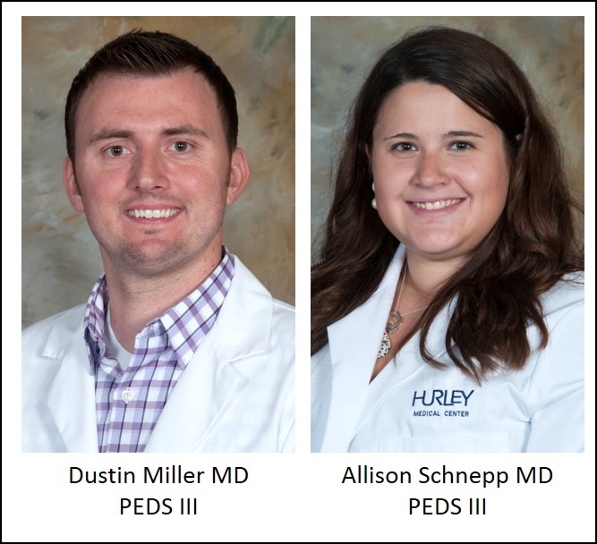 Dustin Miller MD and Allison Schnepp MD