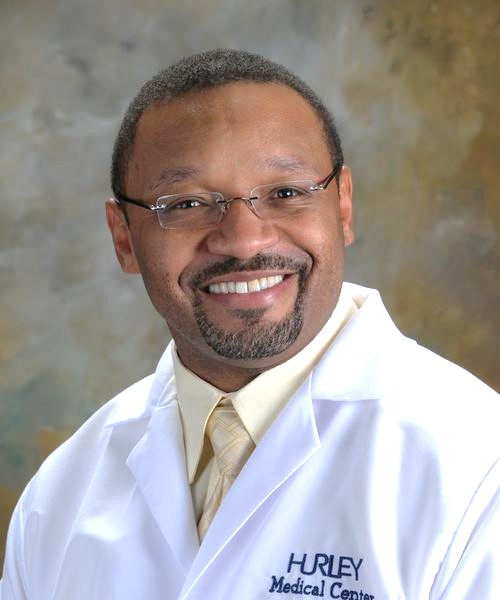 Dr. Shawn Wiggins was once a resident physician at Hurley.
